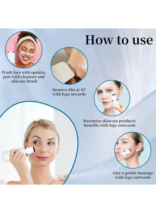Ultrasonic Skin Scrubber Blackhead Remover – Facial Spatula Tool with Multiple Modes for Deep Cleansing and Daily Skincare - Image 5